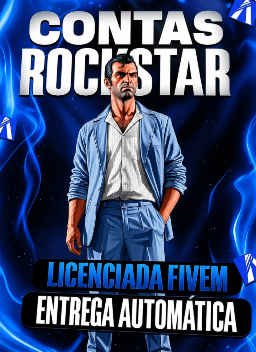 Contas Fivem/Rockstar — key digital